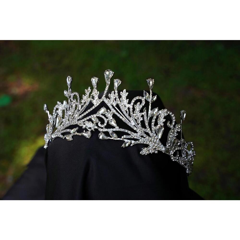 Elaborate Elegance Crystal Tiara Bridal Crown Birthday Wedding Gift Diadem